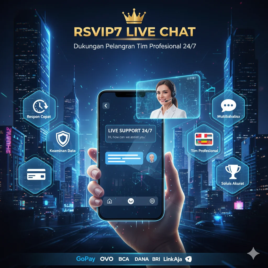 RSVIP7 LIVE CHAT – Dukungan Pelanggan Tim
